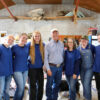 Gov. Gianforte visitng Crazy Mountain Veterinary Service in Harlowton