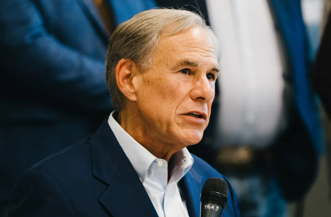 Texas Gov. Greg Abbott speaks at a news conference in Kerrville on June 8, 2026.